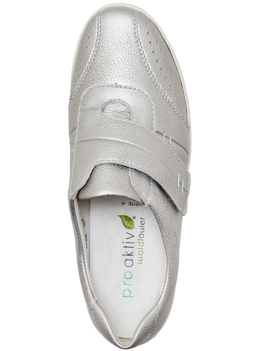 Slipper & Schnürschuhe - Waldläufer Slipper mit praktischem Klettverschluss Ansicht 3 Slipper & Schnürschuhe - Waldläufer Slipper mit praktischem Klettverschluss, in Größe 4 bis 8 1/2, in Farbe MATTSILBER Ansicht 3