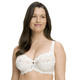 BH mit Spitze - Susa Bügel-BH mit zauberhafter Elastikspitze, in Größe 075 bis 110, in Cup E, in Farbe WEISS – Farbe ECRU – Ansicht 7