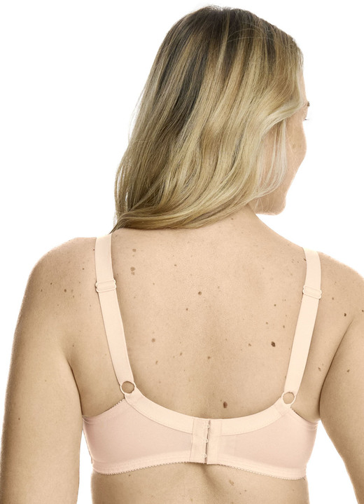 BH mit Spitze - Susa Bügel-BH mit zauberhafter Elastikspitze, in Größe 075 bis 110, in Cup E, in Farbe WEISS Ansicht 19