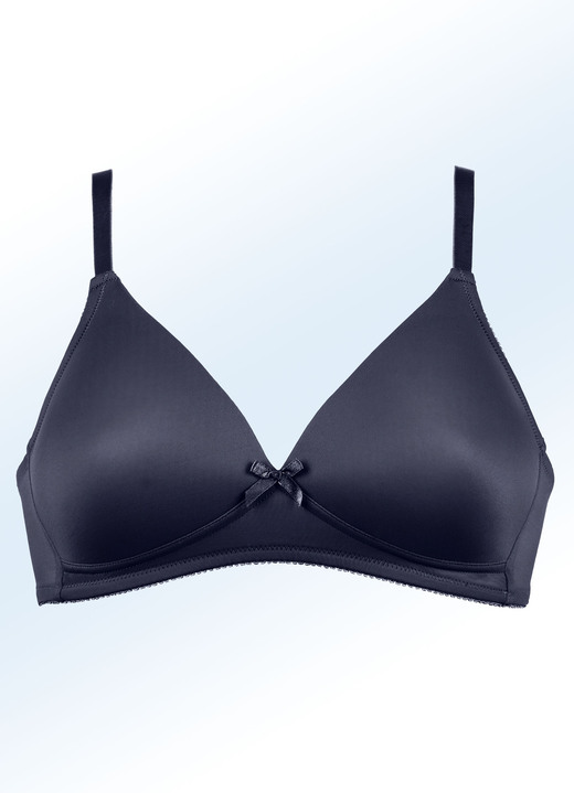 T-Shirt BH - Naturana Zweierpack BH mit gepolsterten Cups Ansicht 7 T-Shirt BH - Naturana Zweierpack BH mit gepolsterten Cups, in Größe 075 bis 095, in Cup A, in Farbe 1X PAZIFIK, 1X PUDER Ansicht 7