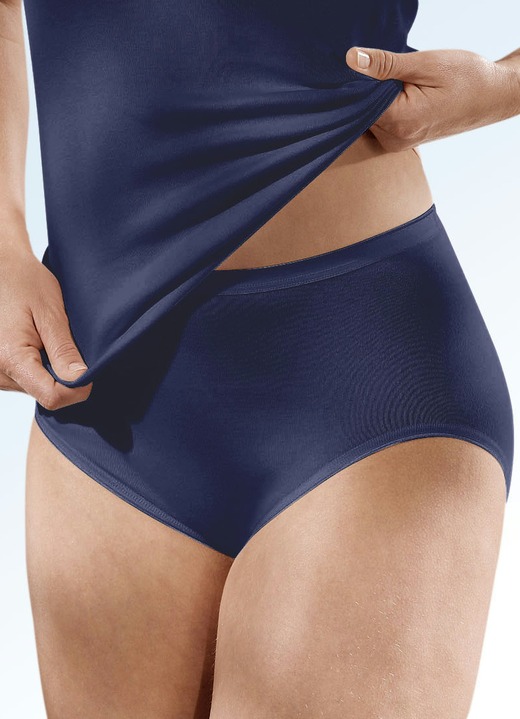 Slips - Dreierpack Speidel Slips mit elastischen Abschlüssen Ansicht 2 Slips - Dreierpack Speidel Slips mit elastischen Abschlüssen, in Größe 3XL (56/58) bis XXL (52/54), in Farbe 2X MINT, 1X MARINE Ansicht 2