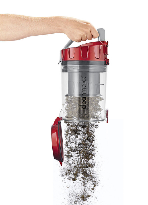 Mit Kabel - Beutelloser Zyklon-Bodenstaubsauger inkl. HEPA-Filter, in Farbe ROT Ansicht 2