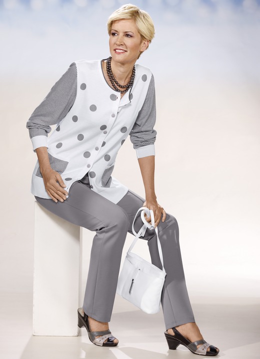 Hosen - Hose Ansicht 2 Hosen - Hose, in Größe 020 bis 058, in Farbe MITTELGRAU Ansicht 2