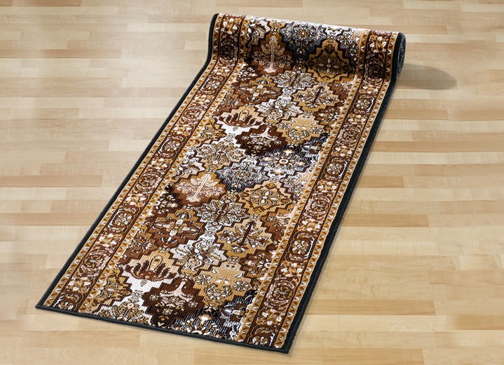 Teppiche - Gewebte Läufer in Wunschlänge Ansicht 3 Teppiche - Gewebte Läufer in Wunschlänge, in Größe 101 (Läufer, 60 cm breit) bis 106 (Läufer, 100 cm breit), in Farbe ROT Ansicht 3