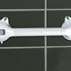 Badezimmeraccessoires - Wandgriff „SECURA“ – Farbe WEISS – Ansicht 4 Badezimmeraccessoires - Wandgriff „SECURA“, in Farbe WEISS, in Ausführung Wandgriff kurz – Farbe WEISS – Ansicht 4