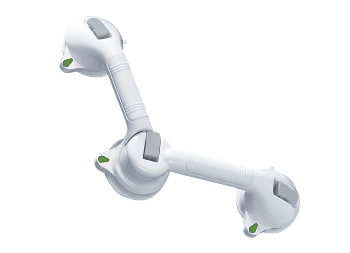Badezimmeraccessoires - Wandgriff „SECURA“ Ansicht 3 Badezimmeraccessoires - Wandgriff „SECURA“, in Farbe WEISS, in Ausführung Wandgriff kurz Ansicht 3