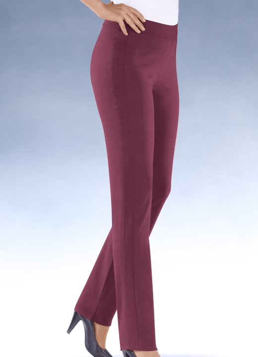 Hosen in Schlupfform - Hochelastische Hose in 13 Farben, in Größe 018 bis 245, in Farbe TERRAKOTTA Ansicht 3