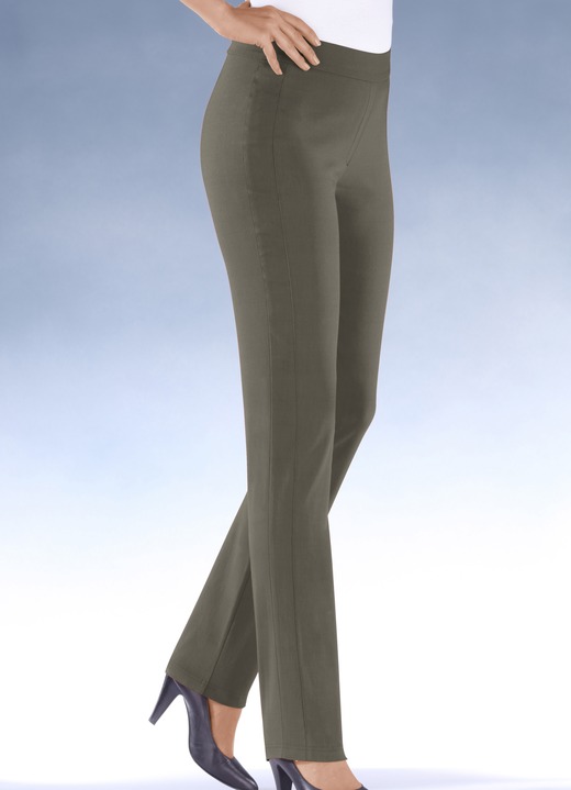 Damen - Hochelastische Hose in 13 Farben, in Größe 018 bis 245, in Farbe ROYALBLAU Ansicht 2