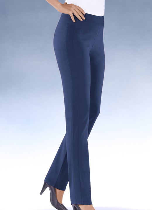 Damen - Hochelastische Hose in 13 Farben, in Größe 018 bis 245, in Farbe ROYALBLAU Ansicht 6