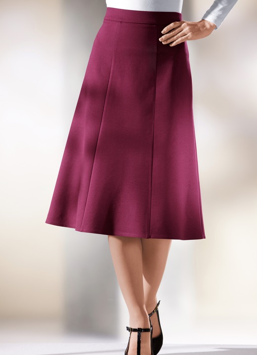 Röcke - Tragangenehmer 6-Bahnenrock in 6 Farben, in Größe 019 bis 054, in Farbe MARINE Ansicht 3