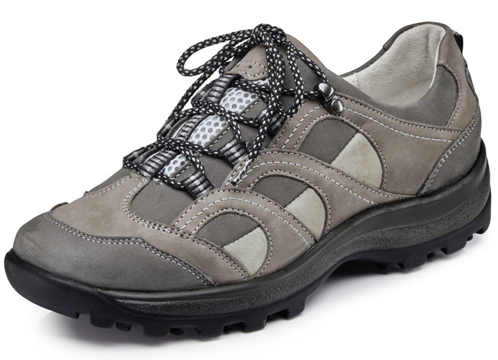 Slipper & Schnürschuhe - Waldläufer, sportliche Damen-Schnürschuhe, Weite H, mit herausnehmbarem Fußbett Ansicht 8 Slipper & Schnürschuhe - Waldläufer, sportliche Damen-Schnürschuhe, Weite H, mit herausnehmbarem Fußbett, in Größe 4 1/2 bis 9, in Farbe GRANATROT-SCHWARZ-GRAU Ansicht 8