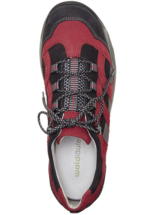 Slipper & Schnürschuhe - Waldläufer, sportliche Damen-Schnürschuhe, Weite H, mit herausnehmbarem Fußbett Ansicht 3 Slipper & Schnürschuhe - Waldläufer, sportliche Damen-Schnürschuhe, Weite H, mit herausnehmbarem Fußbett, in Größe 4 1/2 bis 9, in Farbe GRANATROT-SCHWARZ-GRAU Ansicht 3