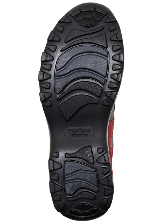 Slipper & Schnürschuhe - Waldläufer, sportliche Damen-Schnürschuhe, Weite H, mit herausnehmbarem Fußbett Ansicht 4 Slipper & Schnürschuhe - Waldläufer, sportliche Damen-Schnürschuhe, Weite H, mit herausnehmbarem Fußbett, in Größe 4 1/2 bis 9, in Farbe GRANATROT-SCHWARZ-GRAU Ansicht 4