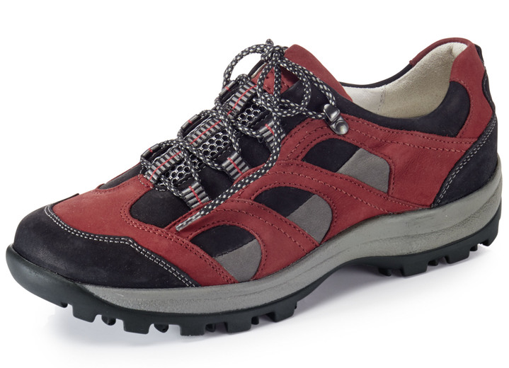 Slipper & Schnürschuhe - Waldläufer, sportliche Damen-Schnürschuhe, Weite H, mit herausnehmbarem Fußbett, in Größe 4 1/2 bis 9, in Farbe MARINE-GRAU Ansicht 7