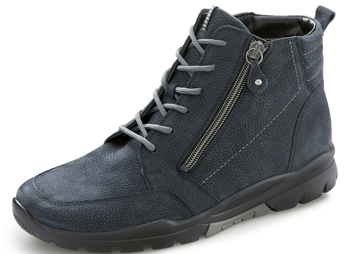 Stiefel & Stiefeletten - Waldläufer, gefütterte Damen-Stiefeletten, Winterschuhe, Weite H, mit herausnehmbarem Fußbett, in Größe 4 1/2 bis 9, in Farbe SCHWARZ Ansicht 7