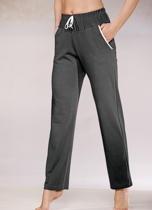 Freizeithosen - Hose mit bequemem Dehnbund, in Größe 018 bis 060, in Farbe PETROL Ansicht 6