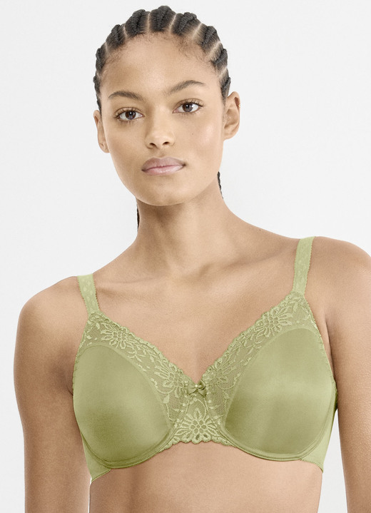 BH mit Spitze - Triumph-Ladyform Soft-Minimizer-Bügel-BH, in Größe 075 bis 095, in Cup C, in Farbe MINT Ansicht 38