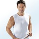 Unterhemden - Pfeilring Dreierpack Muskelshirts aus Feinjersey, in Größe 004 bis 011, in Farbe WEISS – Farbe WEISS – Ansicht 1