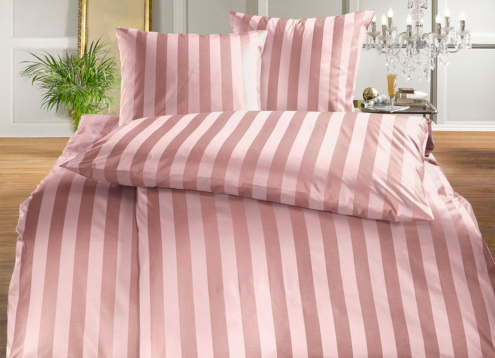 Bettwäschegarnituren - Hochwertige Bettwäsche aus dem Hause BAUER, in Größe 120 (Kissenbezug, 80/ 80 cm) bis 215 (Deckenbezug, 155/220 cm), in Farbe HELLBLAU Ansicht 3