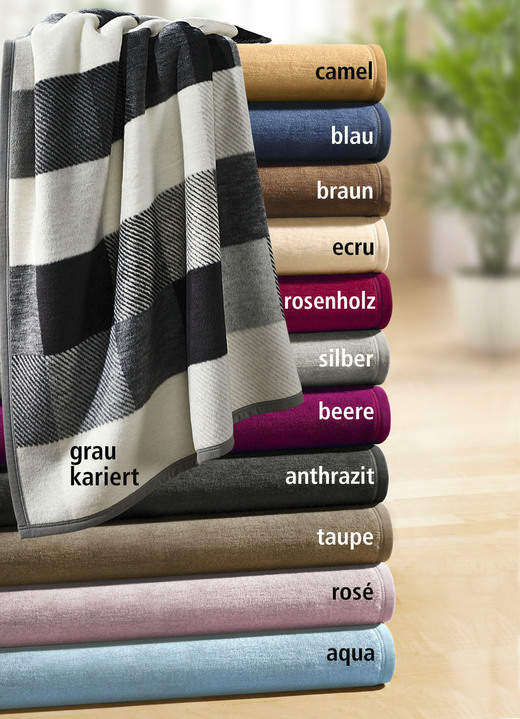 Decken - Kuschelig-weiche Schlafdecke Cotton Home Ansicht 5 Decken - Kuschelig-weiche Schlafdecke Cotton Home, in Größe 225 (Schlafdecke, 150x200 cm) bis 325 (Schlafdecke, 150x220 cm), in Farbe CAMEL Ansicht 5
