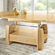 Couchtische - Couchtisch mit pflegeleichter Oberfläche – Farbe BUCHE – Ansicht 1 Couchtische - Couchtisch mit pflegeleichter Oberfläche, in Farbe KIRSCHBAUM, in Ausführung Feste Platte – Farbe BUCHE – Ansicht 1