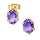 Ohrschmuck - Ohrstecker mit echt Amethyst – Ansicht 2 Ohrschmuck - Ohrstecker mit echt Amethyst, in Farbe  – Ansicht 2