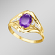 Ringe - Damenring mit echt Amethyst – Ansicht 1 Ringe - Damenring mit echt Amethyst, in Größe 160 bis 220, in Farbe  – Ansicht 1
