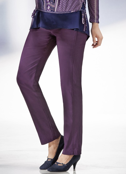 Damen - Hochelastische Hose in 13 Farben, in Größe 018 bis 245, in Farbe ROYALBLAU Ansicht 10