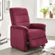 TV-Sessel / Relax-Sessel - Relax-Sessel mit doppelter Federung, in Farbe HELLGRAU – Farbe ROT – Ansicht 1