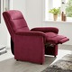 TV-Sessel / Relax-Sessel - Relax-Sessel mit doppelter Federung, in Farbe HELLGRAU – Farbe ROT – Ansicht 3