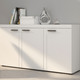 Möbel - Kommodenserie mit matten Fronten – Farbe WEISS Möbel - Kommodenserie mit matten Fronten, in Farbe WEISS, in Ausführung 3-türig