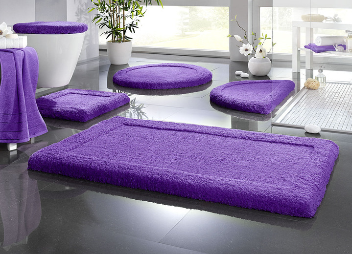 Badgarnituren - Premium Badgarnitur Superfine Microfaser Ansicht 20 Badgarnituren - Premium Badgarnitur Superfine Microfaser, in Größe 100 (Vorleger halbrund, 50/ 80 cm) bis 110 (Hänge-WC-Garnitur, 2-teilig), in Farbe KASTANIE Ansicht 20