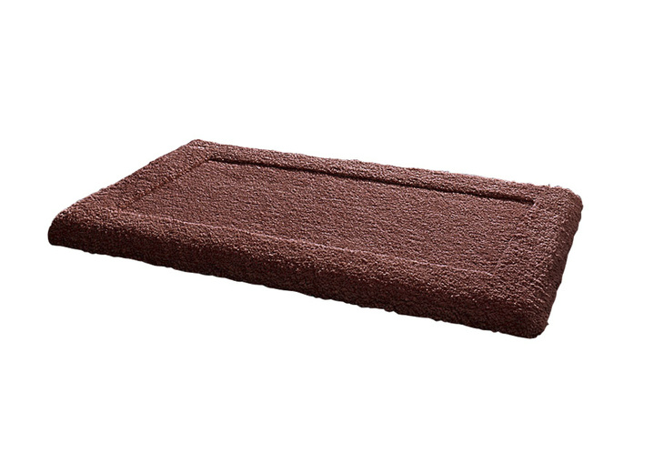 Badgarnituren - Premium Badgarnitur Superfine Microfaser Ansicht 2 Badgarnituren - Premium Badgarnitur Superfine Microfaser, in Größe 100 (Vorleger halbrund, 50/ 80 cm) bis 110 (Hänge-WC-Garnitur, 2-teilig), in Farbe KASTANIE Ansicht 2