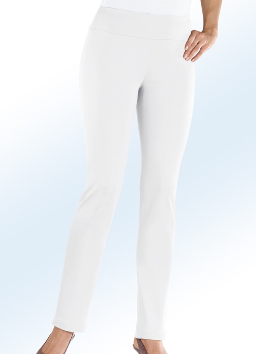 Hosen in Schlupfform - Soft-Stretch-Hose in 12 Farben, in Größe 017 bis 052, in Farbe MINT Ansicht 3