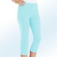 7/8-Hosen, Capris, Bermudas - Caprihose in 14 Farben, in Größe 017 bis 052, in Farbe AQUA