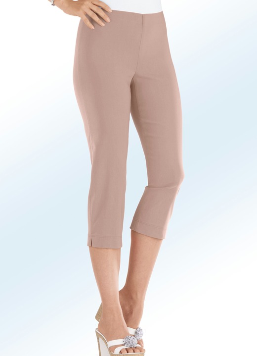 7/8-Hosen, Capris, Bermudas - Caprihose in 14 Farben, in Größe 017 bis 052, in Farbe AQUA Ansicht 15