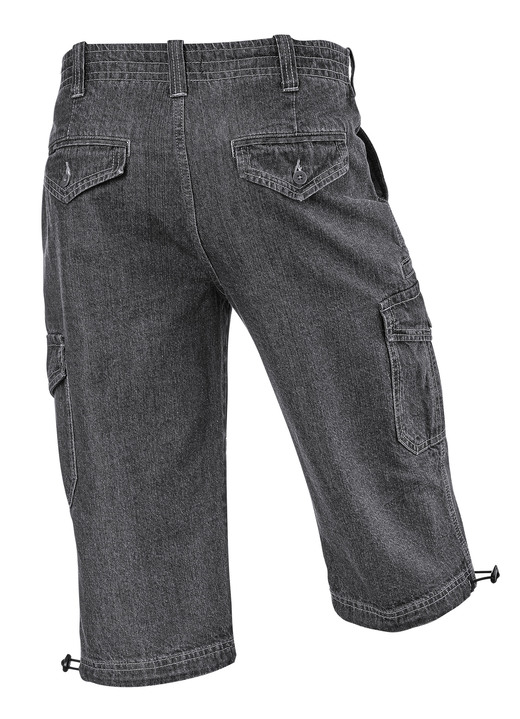 Shorts & Bermudas - Jeans-Bermudas mit Cargotaschen in 3 Farben Ansicht 6 Shorts & Bermudas - Jeans-Bermudas mit Cargotaschen in 3 Farben, in Größe 024 bis 060, in Farbe HELLJEANS Ansicht 6