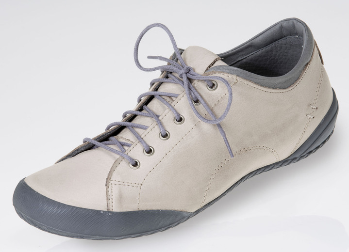 Slipper & Schnürschuhe - Andrea Conti, klassische Damen-Schnürschuhe, mit herausnehmbarer Lederdecksohle, in Größe 036 bis 042, in Farbe KIESEL Ansicht 1