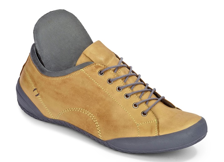 Slipper & Schnürschuhe - Andrea Conti, klassische Damen-Schnürschuhe, mit herausnehmbarem Lederfußbett, in Größe 036 bis 042, in Farbe JEANSBLAU Ansicht 12