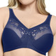 BH mit Spitze - Glamorise Minimizer-BH mit elastischer Spitze, in Größe 080 bis 110, in Cup C, in Farbe MARINE – Farbe MARINE – Ansicht 1