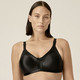 T-Shirt BH - Naturana Minimizer-BH mit vorgeformten Cups – Farbe SCHWARZ – Ansicht 1 T-Shirt BH - Naturana Minimizer-BH mit vorgeformten Cups, in Größe 075 bis 105, in Cup B, in Farbe ZARTAPRICOT – Farbe SCHWARZ – Ansicht 1