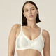 T-Shirt BH - Naturana Minimizer-BH mit vorgeformten Cups, in Größe 075 bis 105, in Cup B, in Farbe WEISS – Farbe SEKT – Ansicht 1