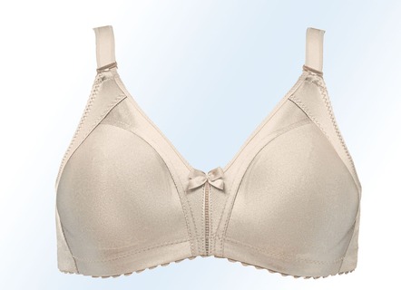 T-Shirt BH - Naturana Minimizer-BH mit vorgeformten Cups – Farbe PUDER – Ansicht  T-Shirt BH - Naturana Minimizer-BH mit vorgeformten Cups, in Größe 075 bis 105, in Cup B, in Farbe ZARTAPRICOT – Farbe PUDER – Ansicht