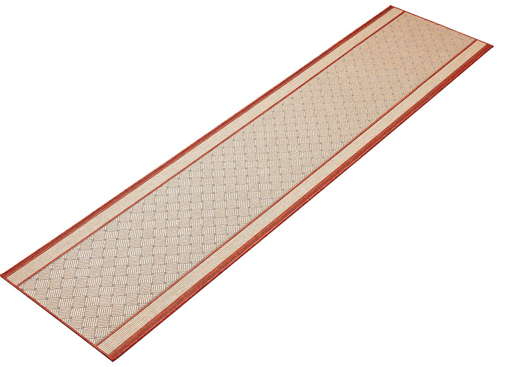 Teppiche - Läufer in hochwertiger Sisal-Optik nach Wunschmaß Ansicht 5 Teppiche - Läufer in hochwertiger Sisal-Optik nach Wunschmaß, in Größe 102 (Läufer, 67 cm breit) bis 106 (Läufer, 100 cm breit), in Farbe BRAUN Ansicht 5