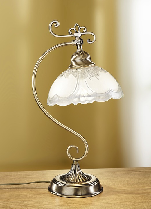 - Tischleuchte, 1-flammig, in Farbe BRONZE