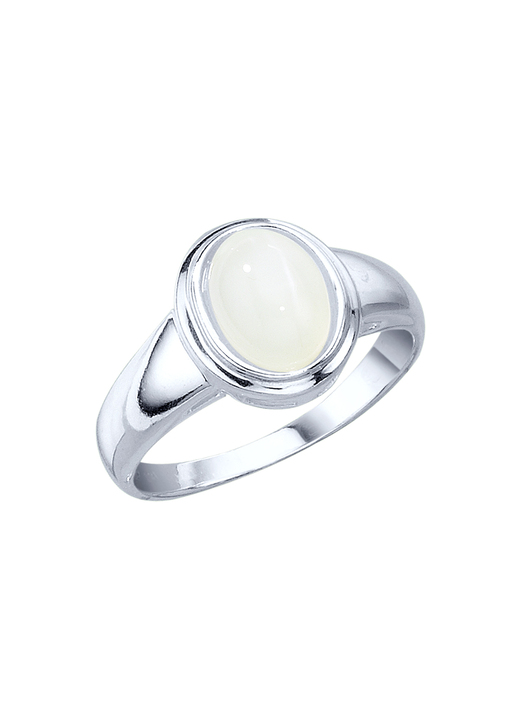 Ringe - Damenring mit echtem Mondstein, in Größe 160 bis 220, in Farbe  Ansicht 2