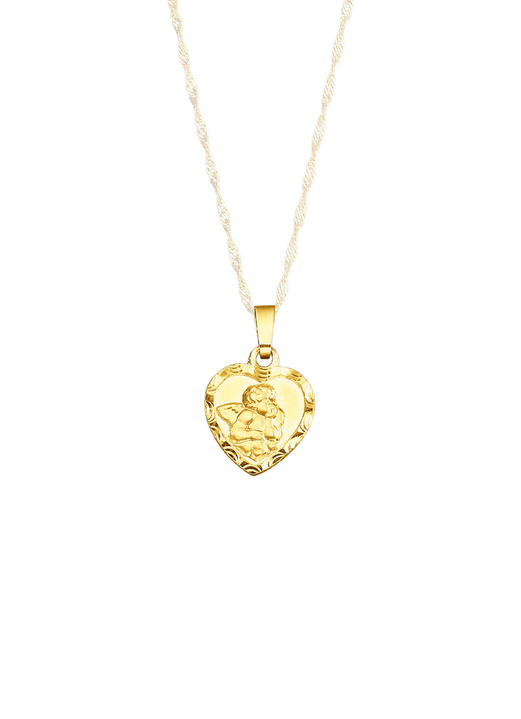 Anhänger - Anhänger Schutzengel mit Diamantschnitt Ansicht 3 Anhänger - Anhänger Schutzengel mit Diamantschnitt, in Farbe  Ansicht 3