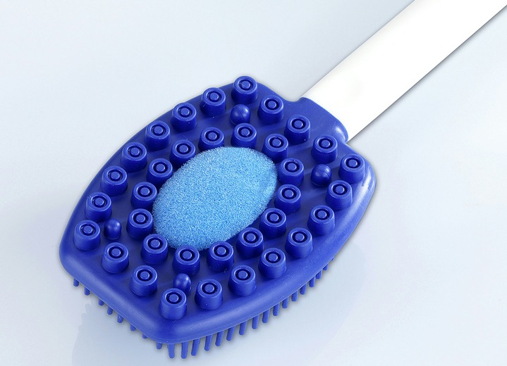 Massage - Wellness-Bürste 3-in-1: Reinigen, Pflegen und Massieren in Einem Ansicht 2 Massage - Wellness-Bürste 3-in-1: Reinigen, Pflegen und Massieren in Einem, in Farbe MEHRFARBIG Ansicht 2