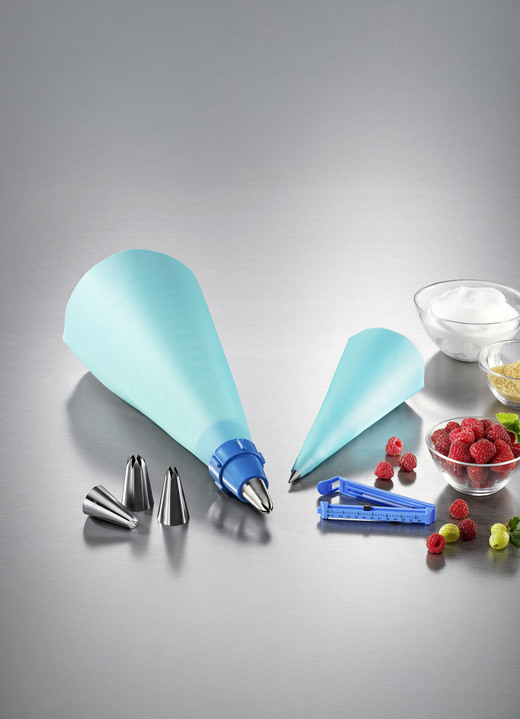 - Spritzbeutel-Set – ideal zum Verzieren von Torten und Gebäck, in Farbe BLAU Ansicht 2