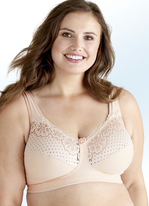 BH mit Spitze - Swegmark of Sweden-BH mit elastischer Spitze Ansicht 5 BH mit Spitze - Swegmark of Sweden-BH mit elastischer Spitze, in Größe 075 bis 100, in Cup E, in Farbe WEISS Ansicht 5